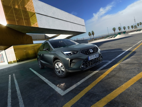 Timeless SEAT Arona design parked outdoors in a parking space