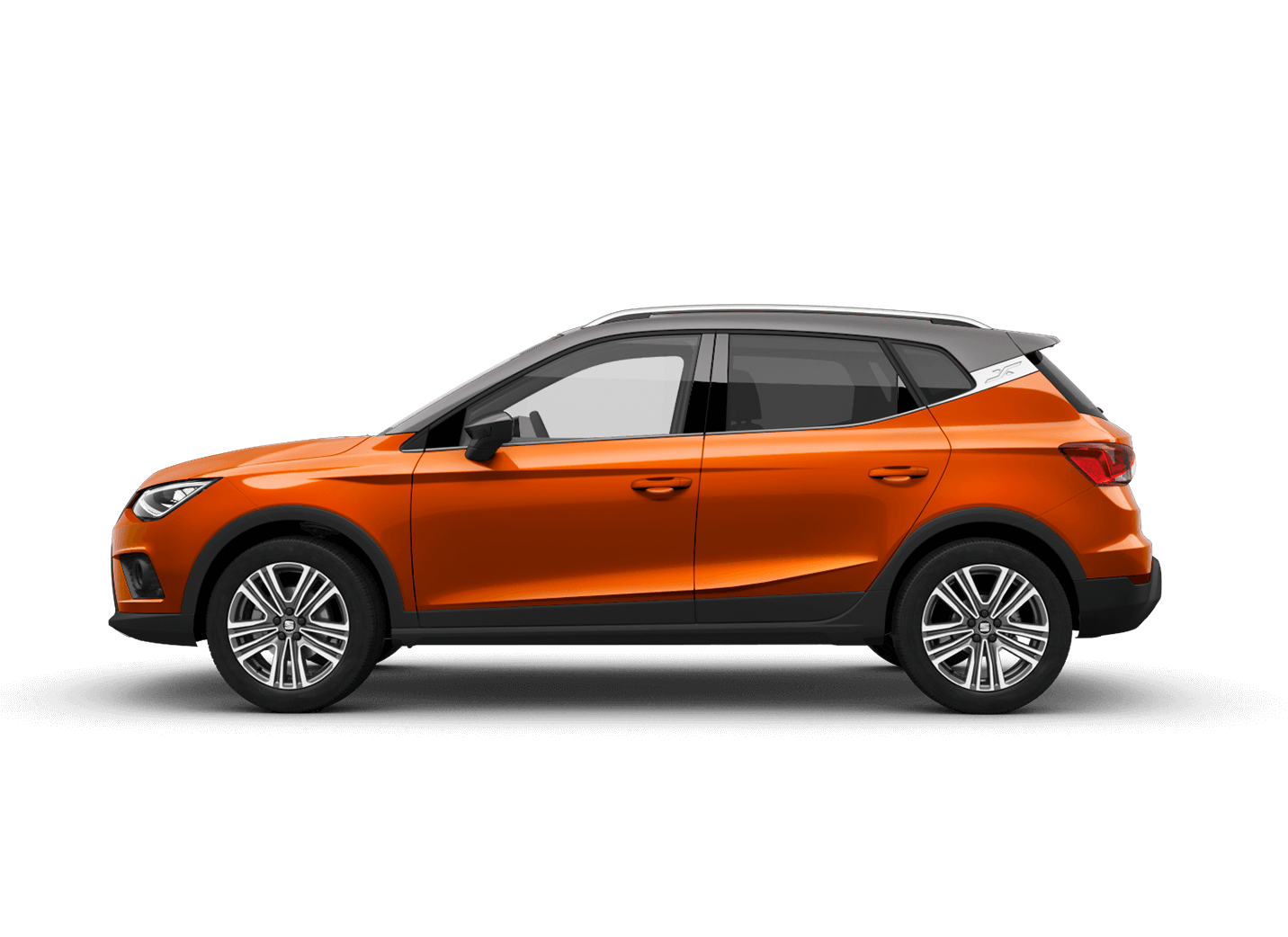 An orange SEAT Arona