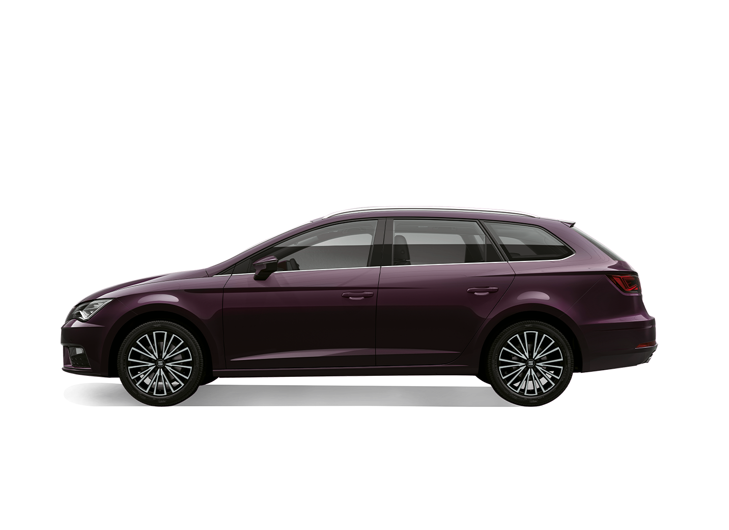 A purple SEAT Leon ST