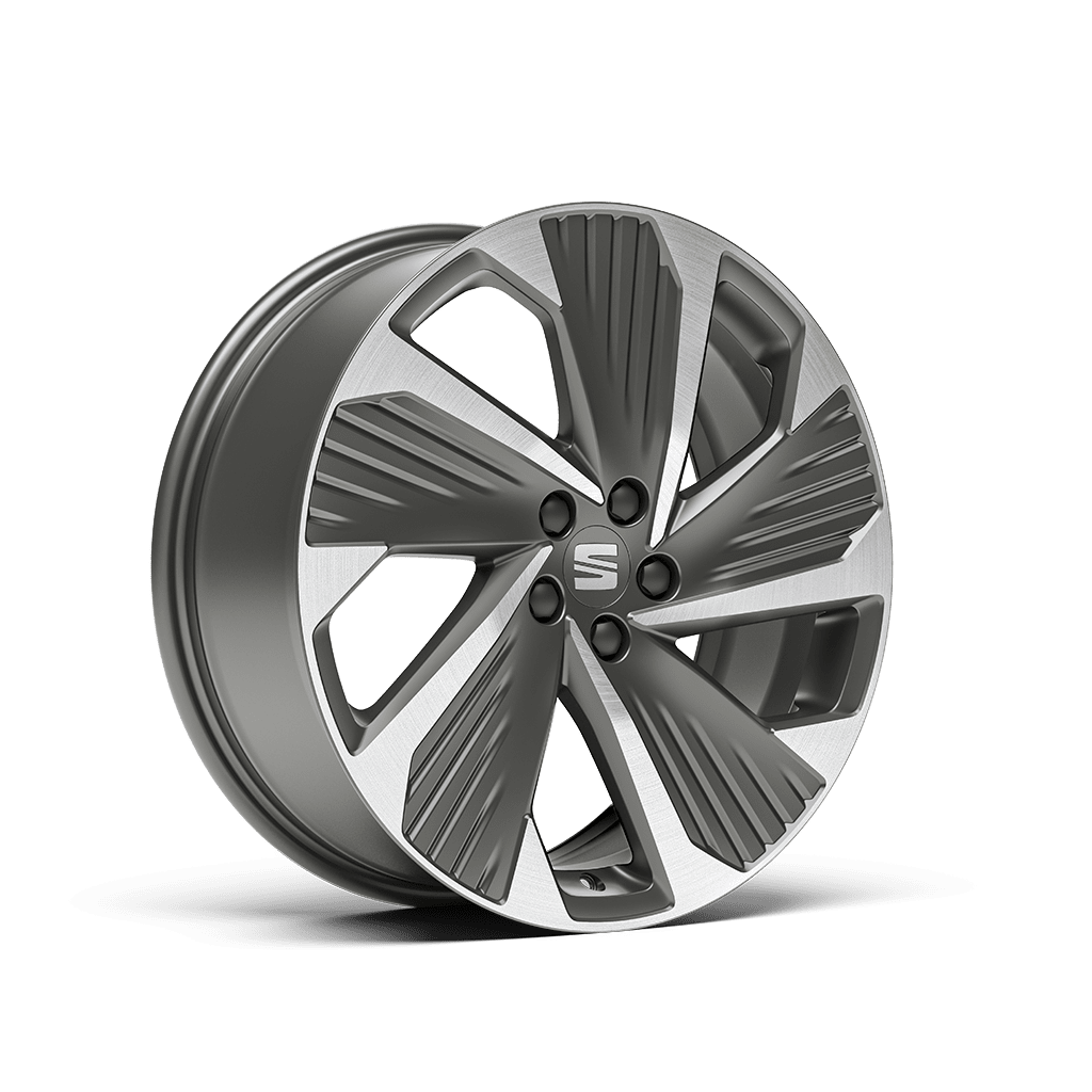 18” 'Performance' Cosmo Grey matte machined